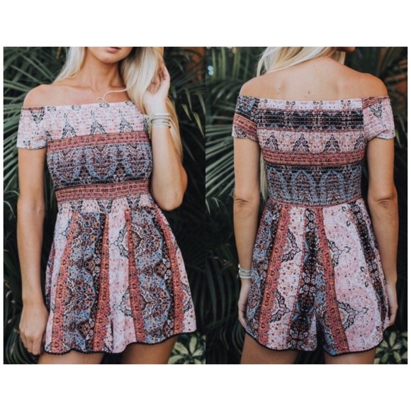 L*Space Rhapsody Nanette Boho Pocket Romper Sz. XS - Picture 2 of 8
